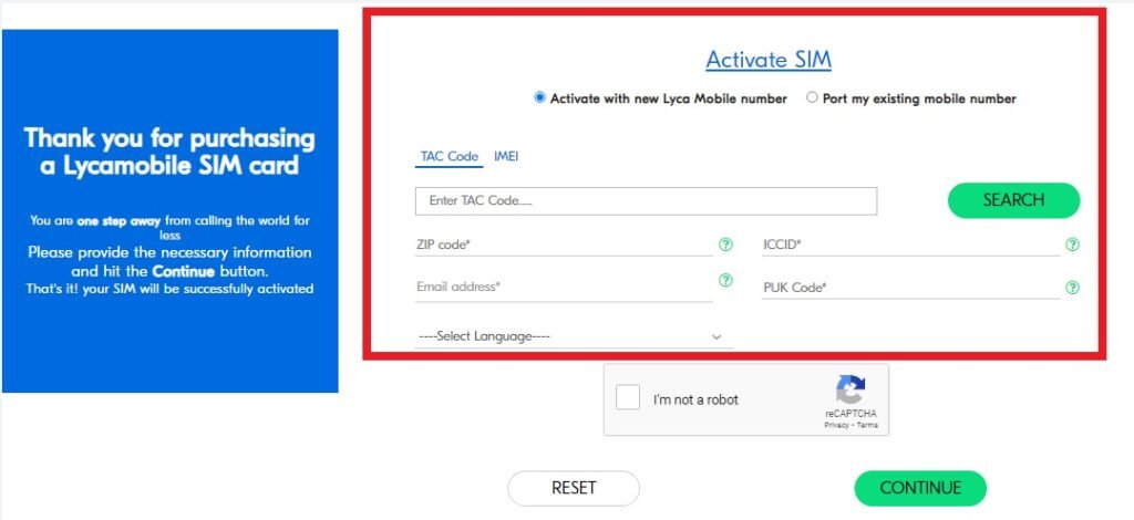 How to activate Lyca sim card 2