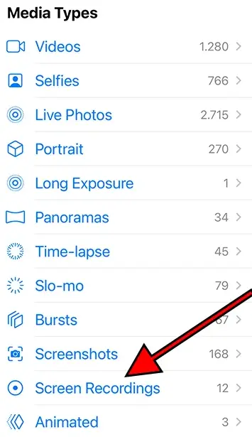 How to screen record on iPhone 14 models 10 media-type-screen-recordings-iphone
